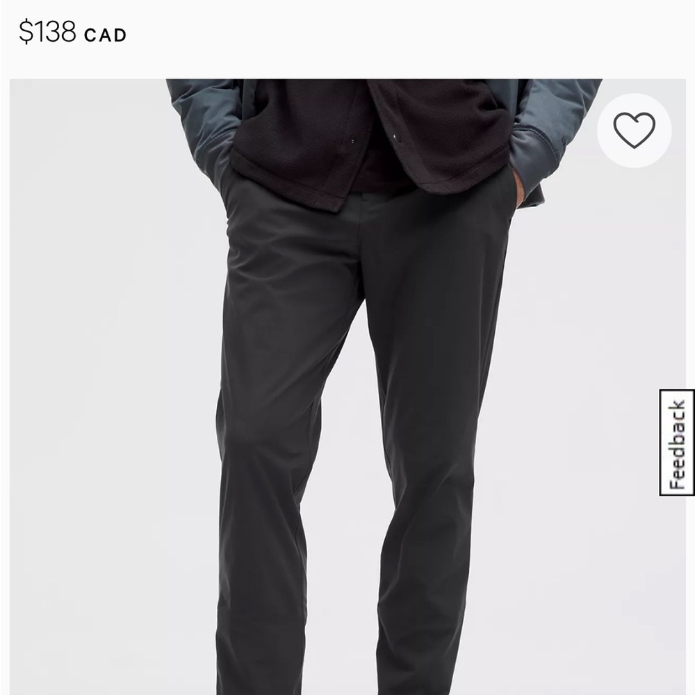 Lot of 5 Lululemon ABC Commission Trousers 36"